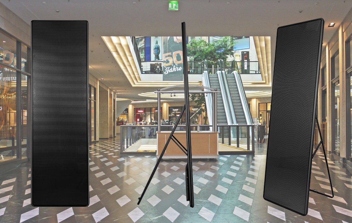 จอ led poster display digital advertising stand gallery 1